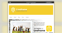 Desktop Screenshot of liveframeapp.com